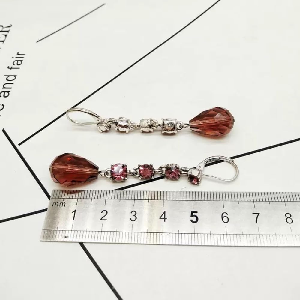 130pcs 6x8mm Teardrop Crystal Glass Beads for Jewelry Making, Faceted Vertical Hole Teardrop Glass Spacer Beads for Wind Chimes Bracelet Earring Necklace DIY Craft(Grass Green)