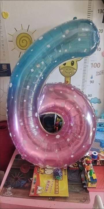 7 Balloon - Starry Sky Birthday Number Balloons, 40 Inch Party Decorations | - Image 9