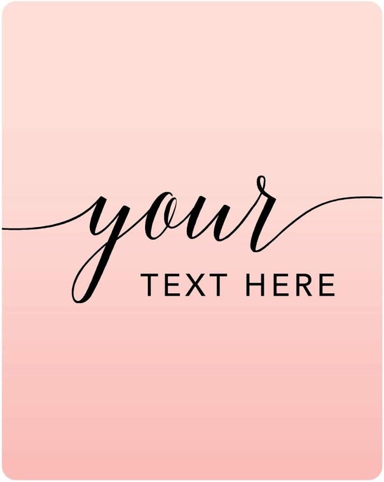 Andaz Press Personalized Blush Pink Rose Elegant Party, Lip Balm, Your Text Here, 12-Pack, Custom Party Favors Personalized Lip Balm Bulk Custom Lip Balm Stickers Labels Bachelorette Chapstick