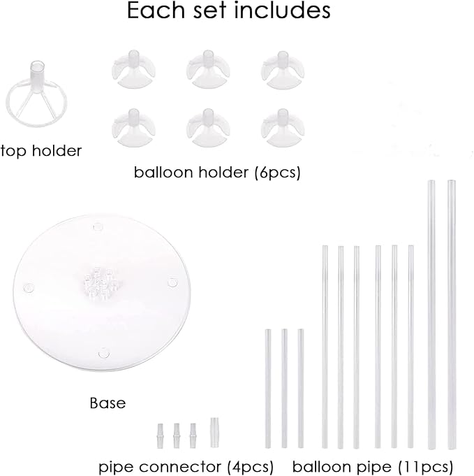 8 Set Balloon Stand Kit - Image 9