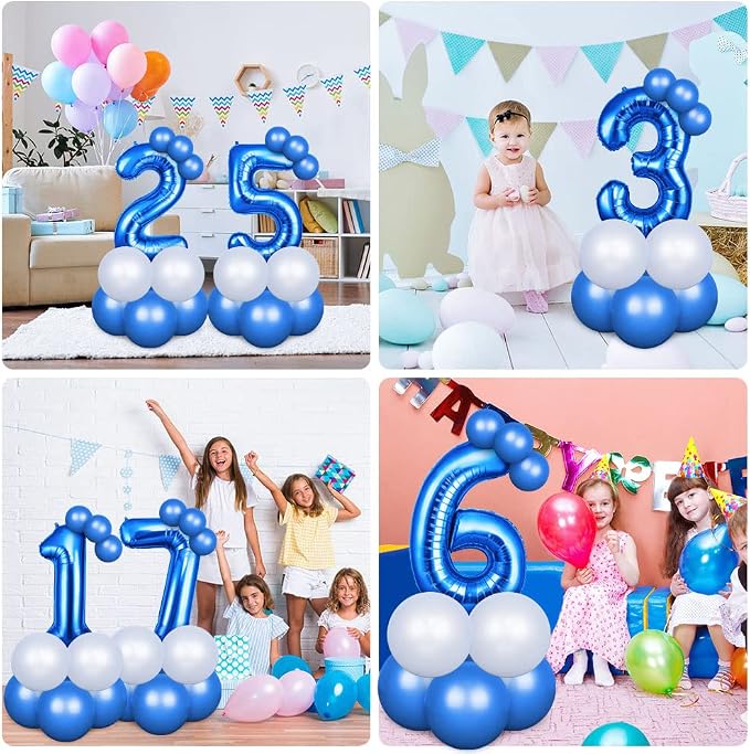 OFFCUP 40 Inch Blue Number 2 Balloon - Image 7