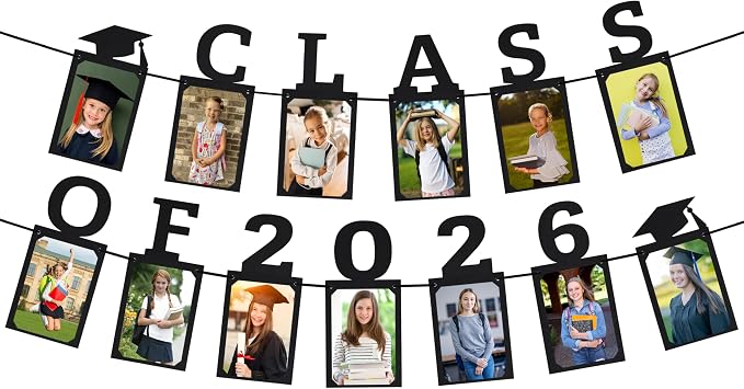 Class of 2026 Graduation Photo Banner | Graduation Decorations 2026 | Class of - Image 9