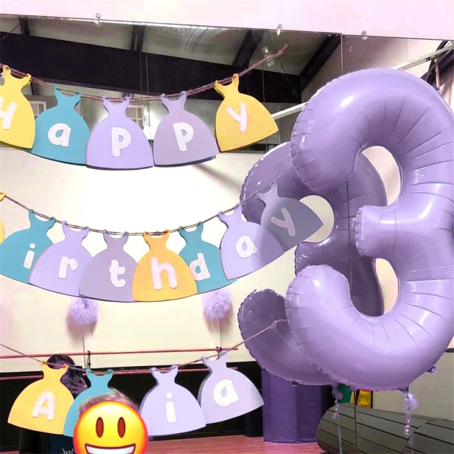 Pastel Dusty Purple Number 18 Birthday Balloons, 40 Inch Foil Number 1 & 8 Balloons for Women, 18th Birthday Balloons Light Purple for 18 Year Old Girls Anniversary Birthday Party Decorations Supplies