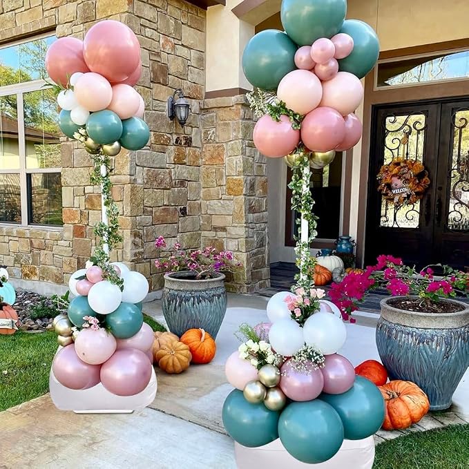Balloon Column Stand Kit Set of 8, 7 Feet Height Adjustable Balloon Tower Pillar - Image 7