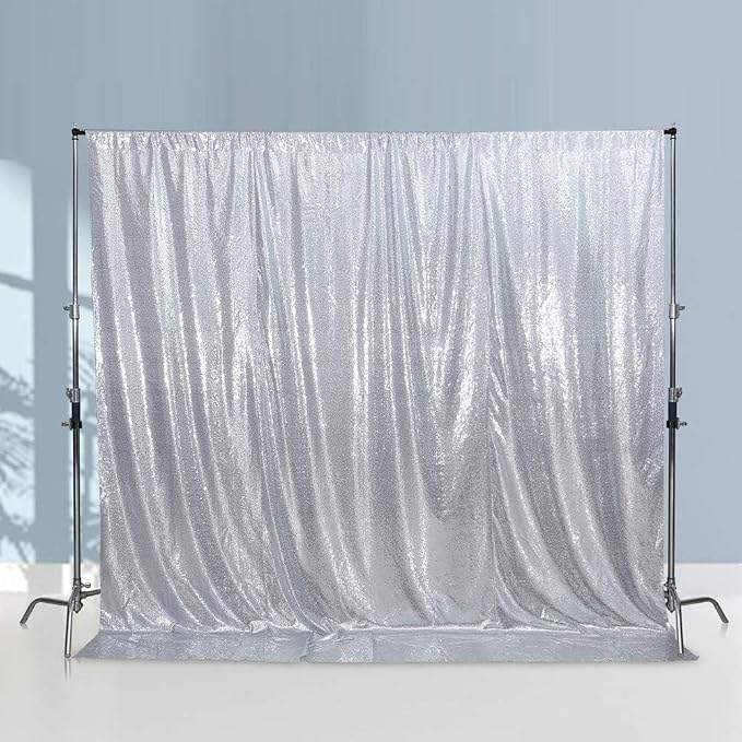 Juya Delight Sequin Backdrop Curtain Non-Transparent Sequin Photography - Image 7
