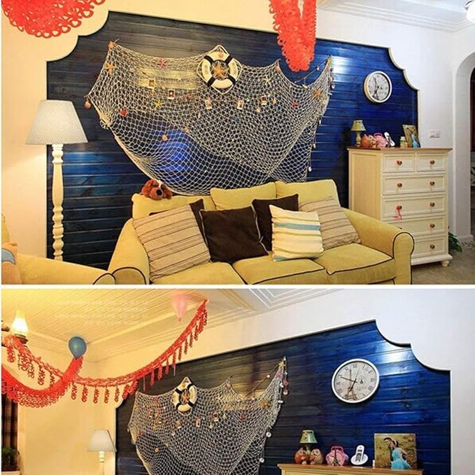 Nature Fish Net Wall Decoration - Image 7