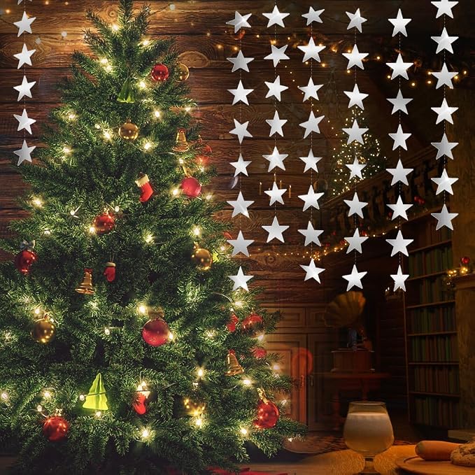 Silver Star Garland Banner - Image 7