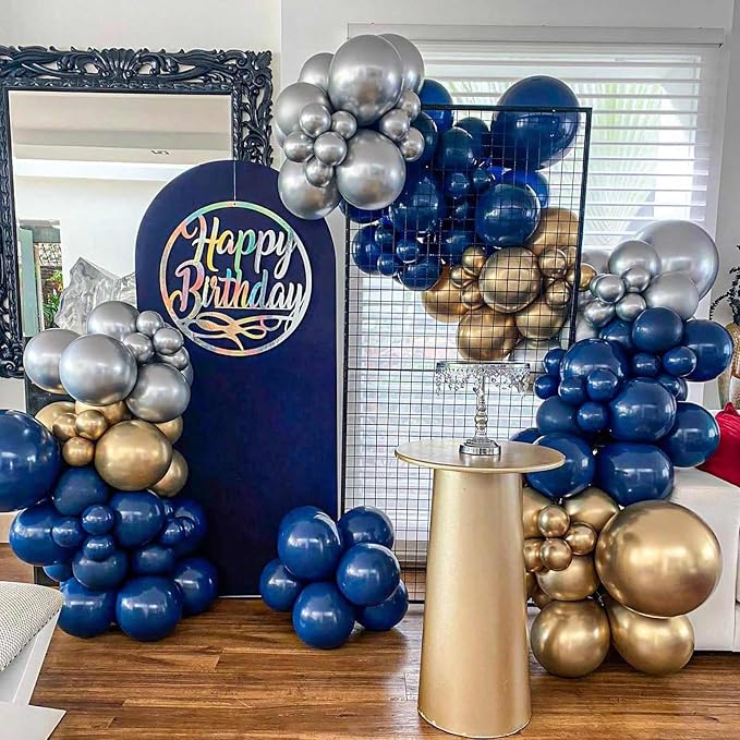 18 inch Navy Blue Balloons - Image 7