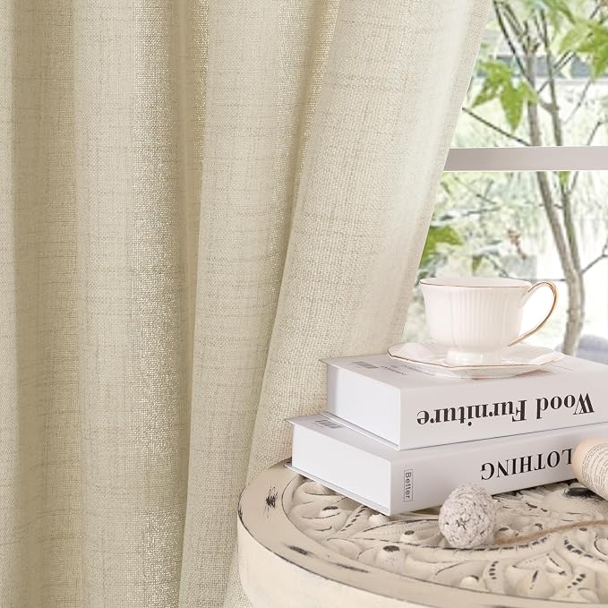 YoungsTex Linen Curtains 90 Inch Length - Image 7