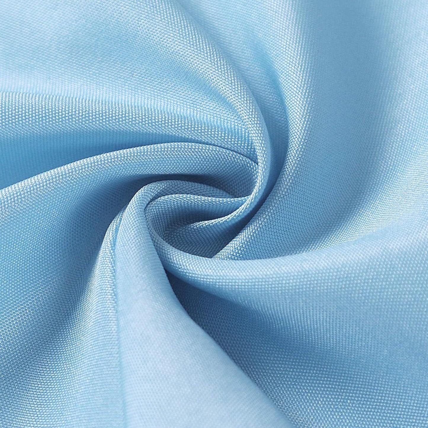 120 inch Round Tablecloth Washable Polyester Table Cloth Decorative Table Cover for Wedding Party Dining Banquet(120 inch,Blue Mist)