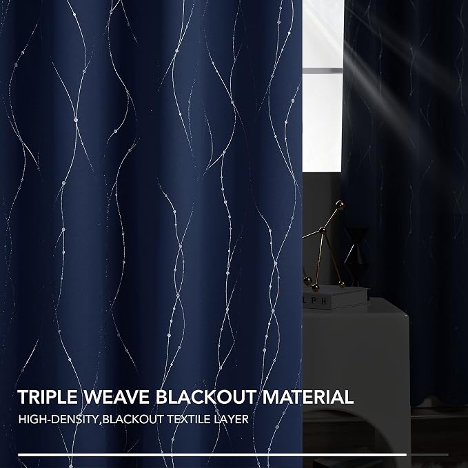 Deconovo Living Room Curtains 36 Inches Long, Thermal Insulated, Room Darkening - Image 8