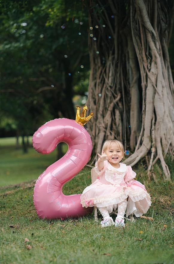 40 inch Pink Number 7 Balloon - Image 7