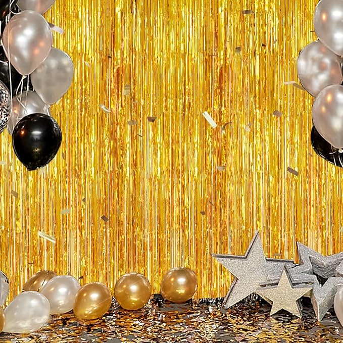 DECOCKRAT 2 Pack Foil Fringe Backdrop - Image 6
