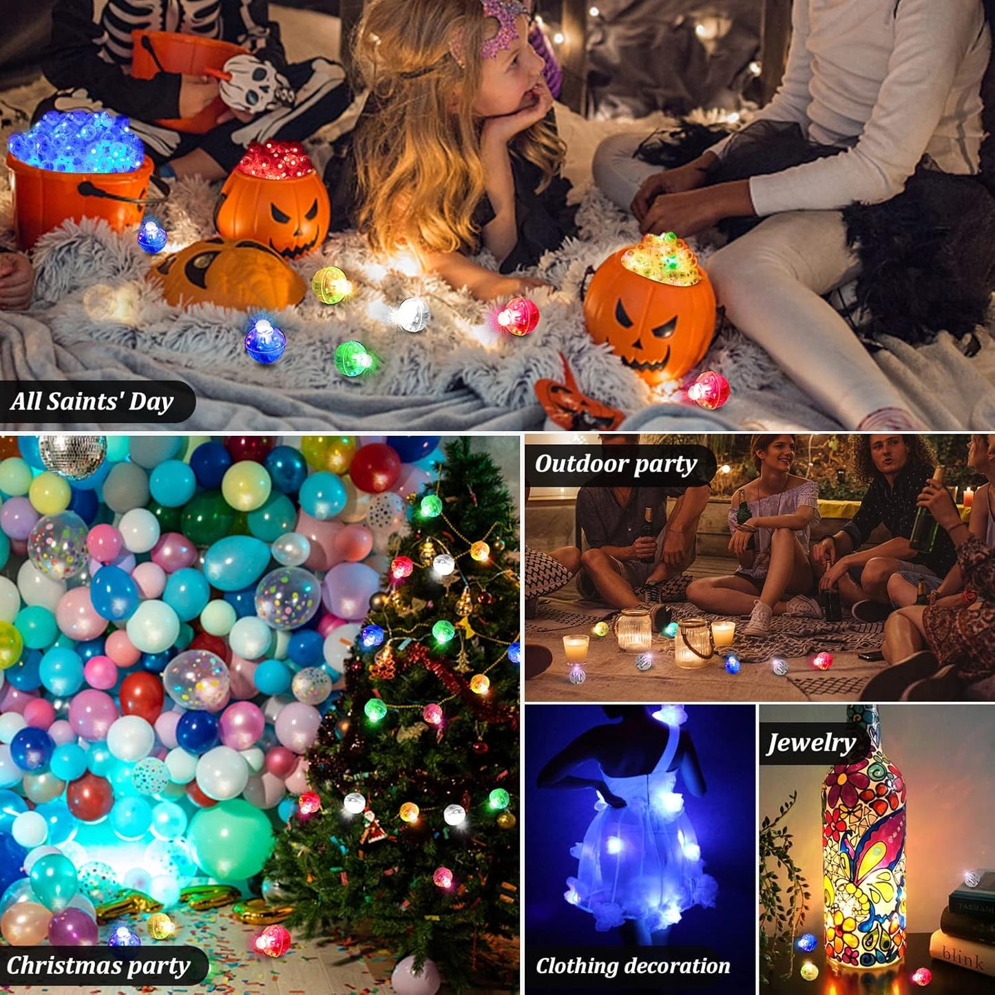 200PCs Balloon Lights, Long Standby Time Mini Ball Light, Mini Led Lights for Paper Lantern, Easter Eggs and Party Wedding Birthday Festival Christmas Decoration (Glow steadily Green)