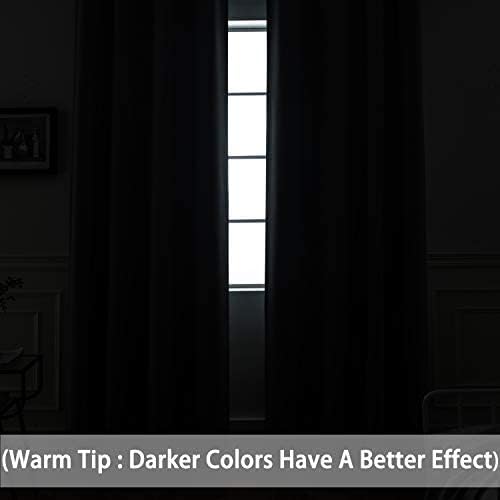 Yakamok Blackout Ombre Red and Black Curtains - Image 8