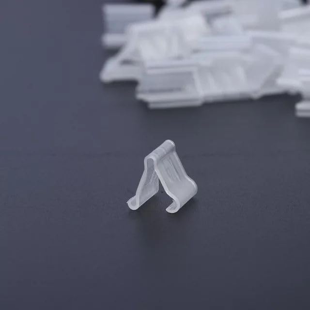 100 Pcs Transparent Balloon V-Shaped Clip Plastic V-Shaped Balloon Clip Wedding - Image 6