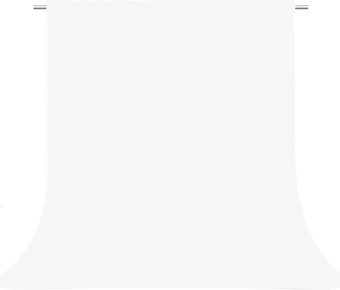 White Photography Backdrop for Photoshoot, Fabric 10x20ft | Versatile Studio by TERSUM