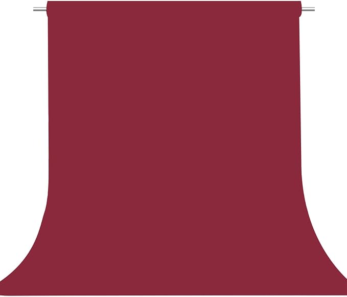 Burgundy Photography Backdrop for Photoshoot, Fabric 10x20ft | Versatile Studio by TERSUM