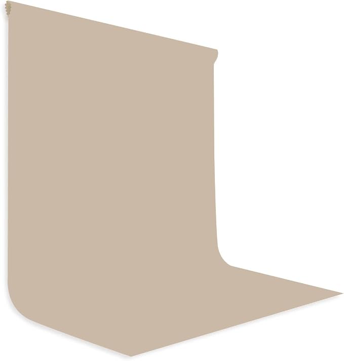 Beige Photography Backdrop for Photoshoot, Fabric 10x20ft | Polyester Studio by LYLYCTY