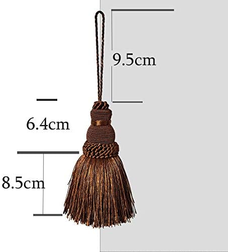 2Pcs Colorful Tassel Key Tassels DIY Accessories | 9.5 Inch Tassels - Image 2