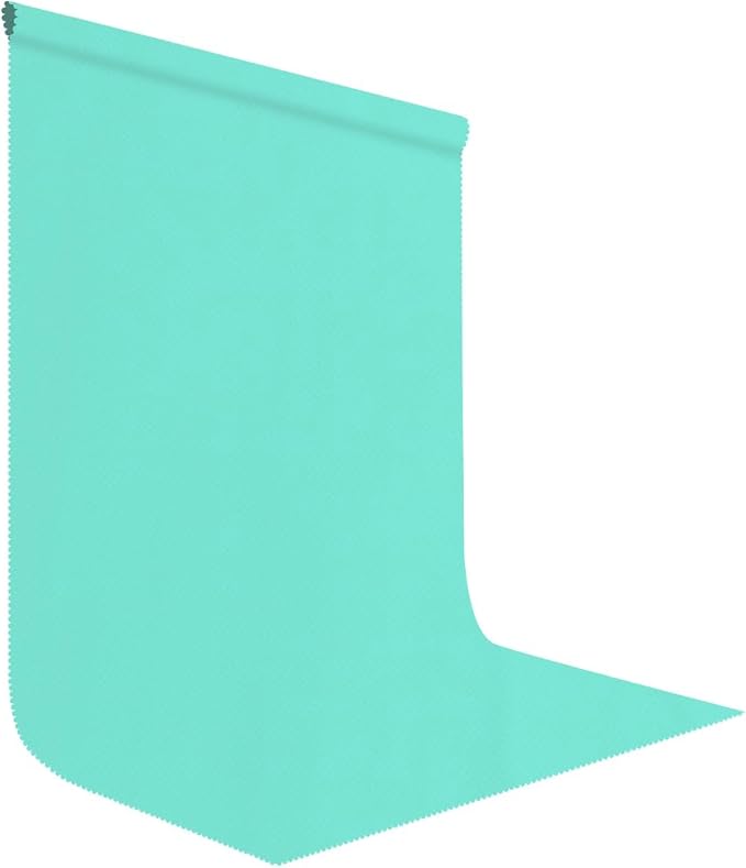 Turquoise Photography Backdrop for Photoshoot, Fabric 6x9ft | Polyester Studio by LYLYCTY