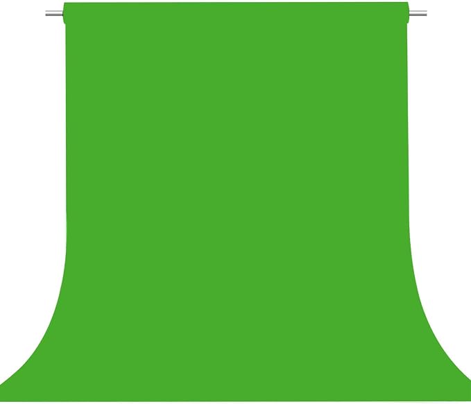 Green Screen Backdrop for Photoshoot, Fabric 10x20ft | Versatile Studio Photo by TERSUM