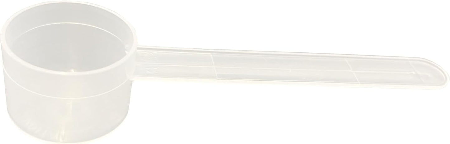 25 mL (5 Teaspoon) Long Handle Scoop for Measuring Coffee, Pet Food, Grains, Protein, Spices and Other Dry Goods (Pack of 10)