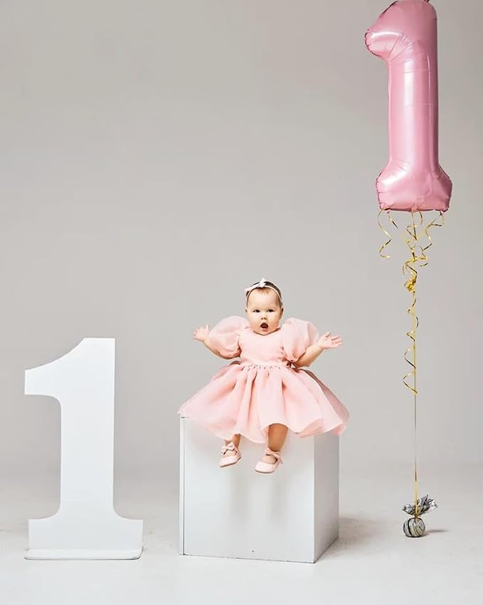 Number Balloons 10 Balloon 40 inch Pink - Image 4