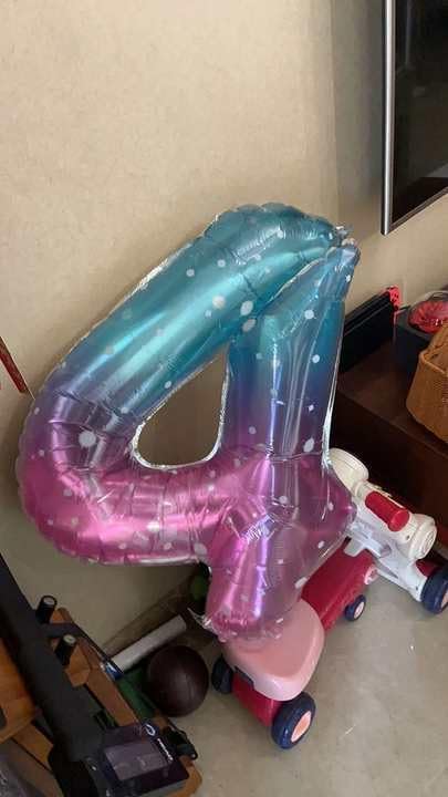 Starry Sky Number 6 Balloon 40 Inch, 6th Birthday Decorations Men Women | Foil - Image 8