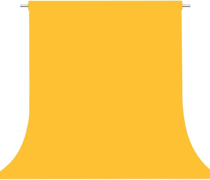 Yellow Photography Backdrop for Photoshoot, Fabric 6x9ft | Versatile Studio by TERSUM