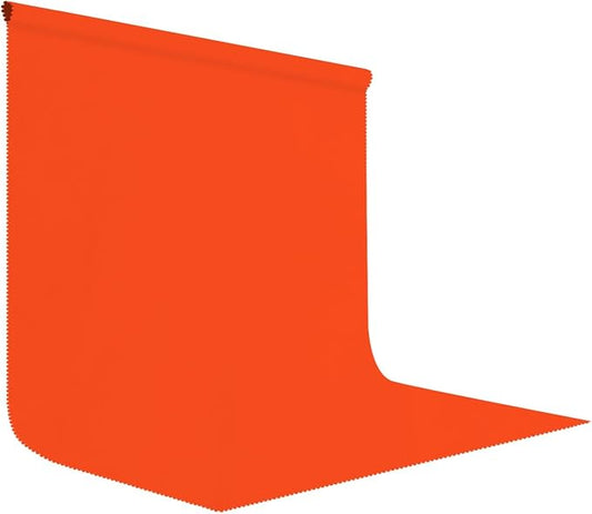 Orange Photography Backdrop for Photoshoot, Fabric 10x10ft | Polyester Studio by LYLYCTY