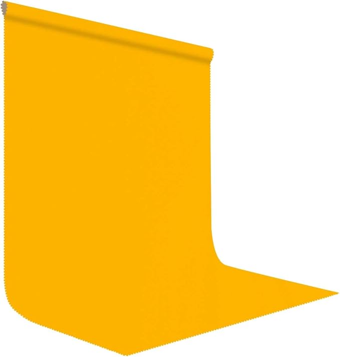 Yellow Photography Backdrop for Photoshoot, Fabric 10x20ft | Polyester Studio by LYLYCTY