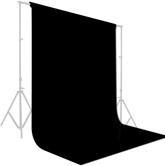 GFCC 10ftx10ft Black Backdrop Background - Image 2