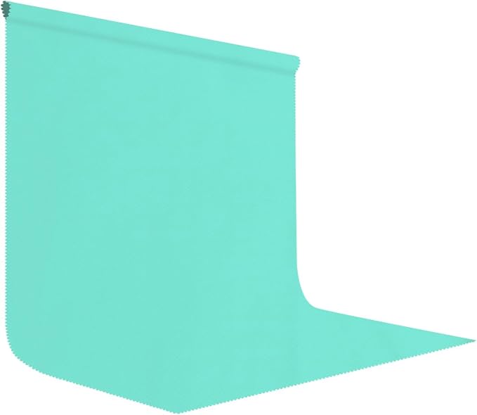 Turquoise Photography Backdrop for Photoshoot, Fabric 10x10ft | Polyester by LYLYCTY