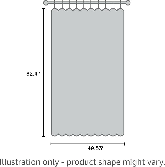 MYSKY HOME Curtains for Bedroom 63 Inch Long Linen Look Semi Sheer Not See - Image 8