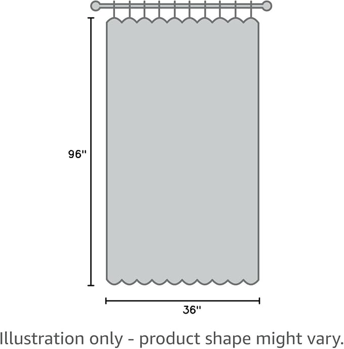 Pitalk White Linen Curtains 36 Inch Wide - Image 10
