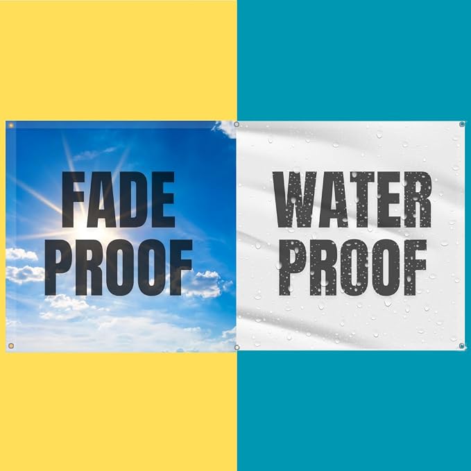 Custom 3x8 Indoor or Outdoor Heavy Duty Vinyl Banner - Image 9