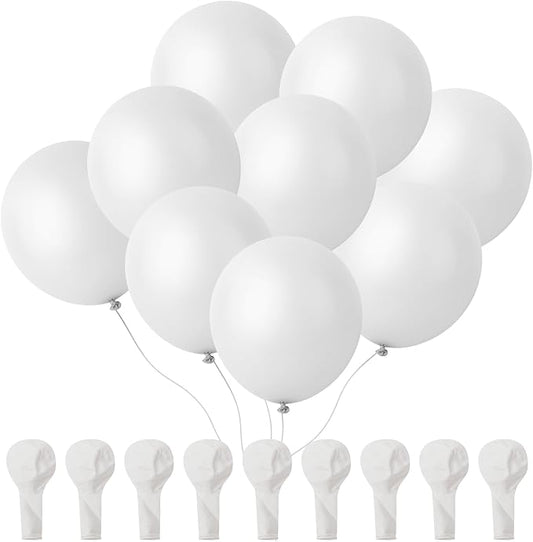 Mr. Pen- White Balloons 12 Inch, 54 Pack | Latex Party Balloons by MrPen
