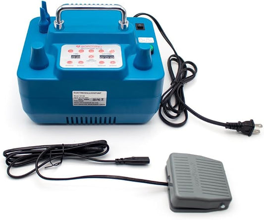 800W Dual Nozzle Electric Balloon Pump – Timer & Foot Switch | Dual Nozzles by Jieotwice
