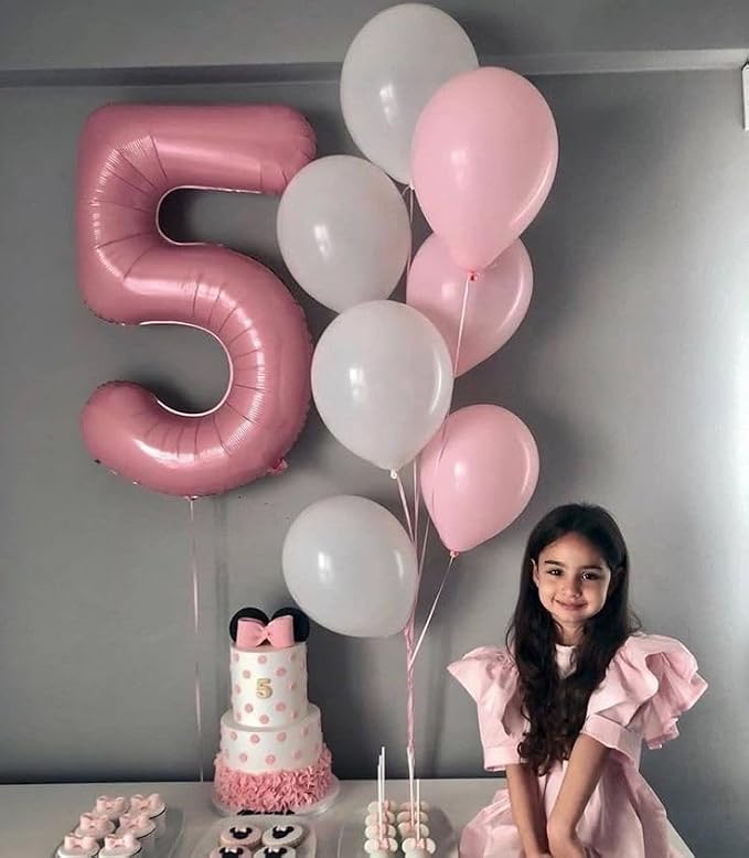Pastel Pink 5 Balloon - Image 7