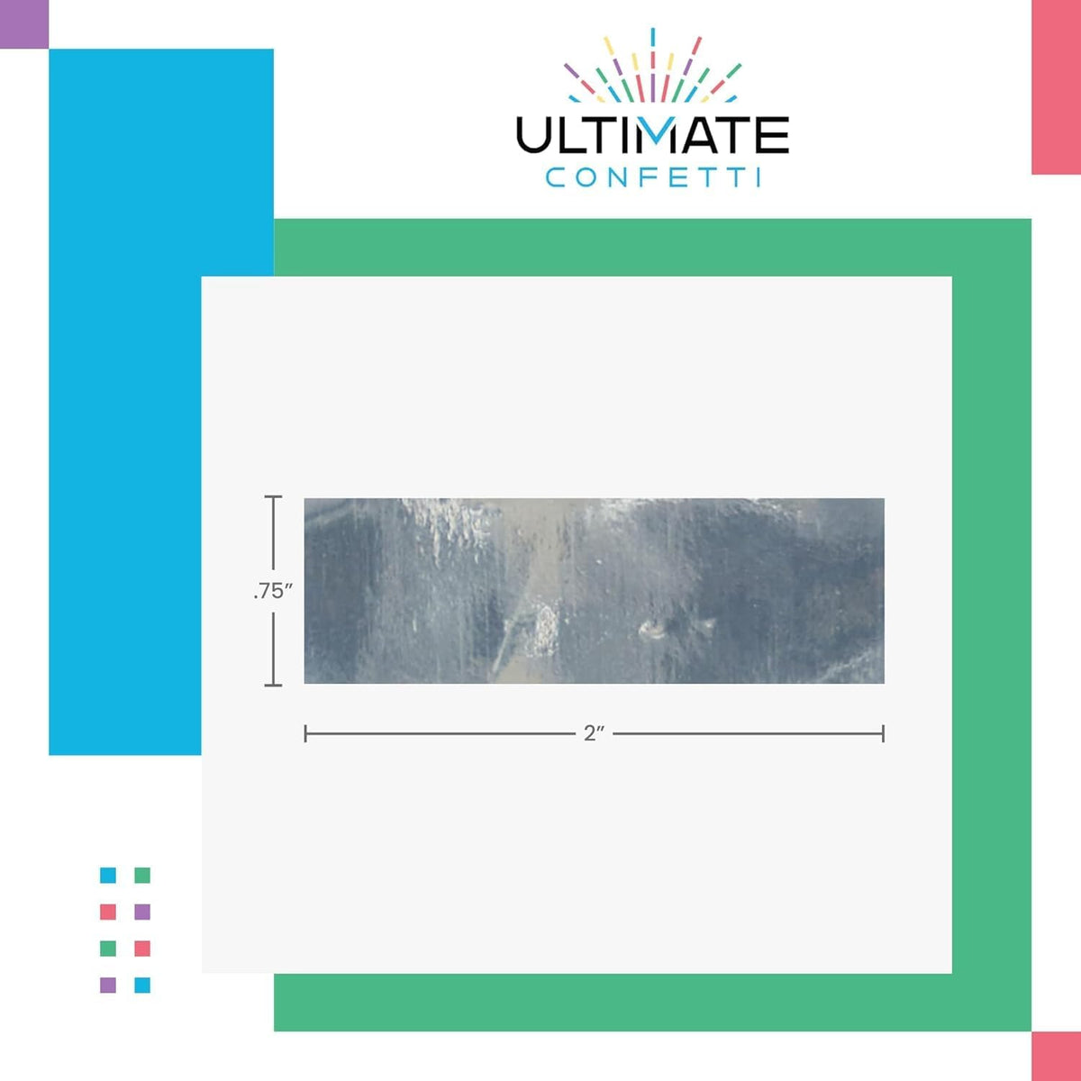 Shiny Metallic Confetti, Orange - Fluttering Foil Paper Strips for Confeti Cannon and Launcher Use, Table Decorations, and More (Bulk 30 lb Box)