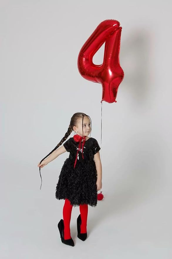 Number Balloons 40 Inch Red 3 Balloon - Image 2