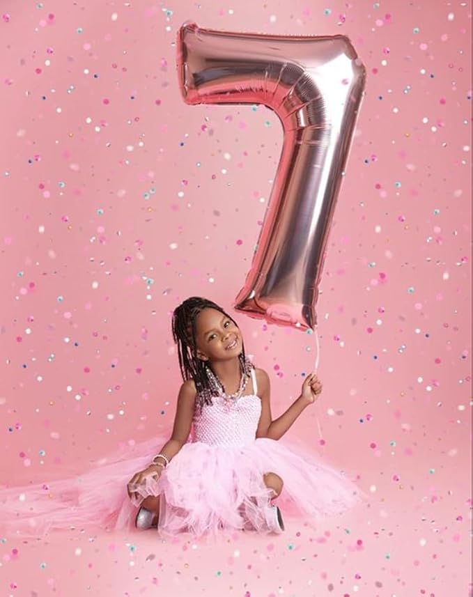 Number Balloons 27 Balloon 40 inch Rose Gold - Image 4