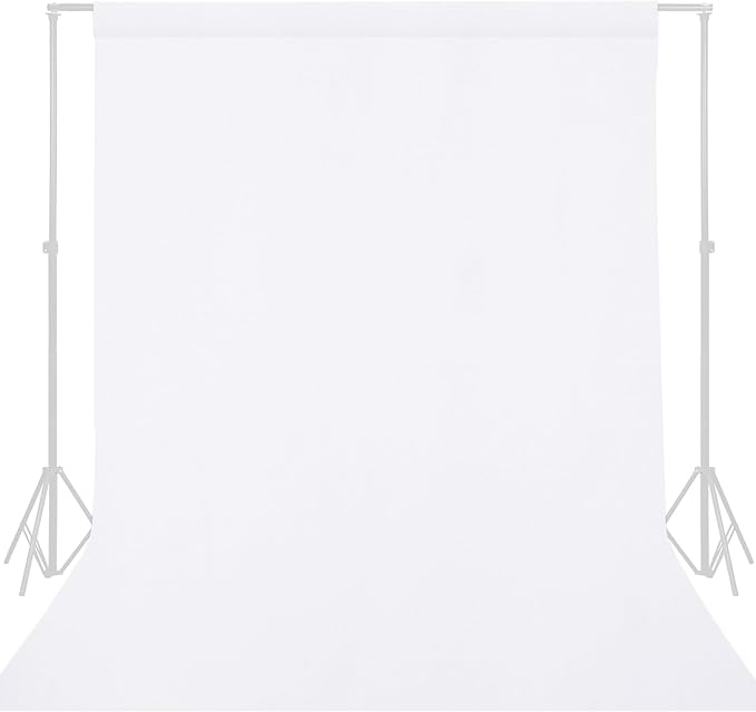 GFCC 10FTx20FT White Backdrop Background by GFCC