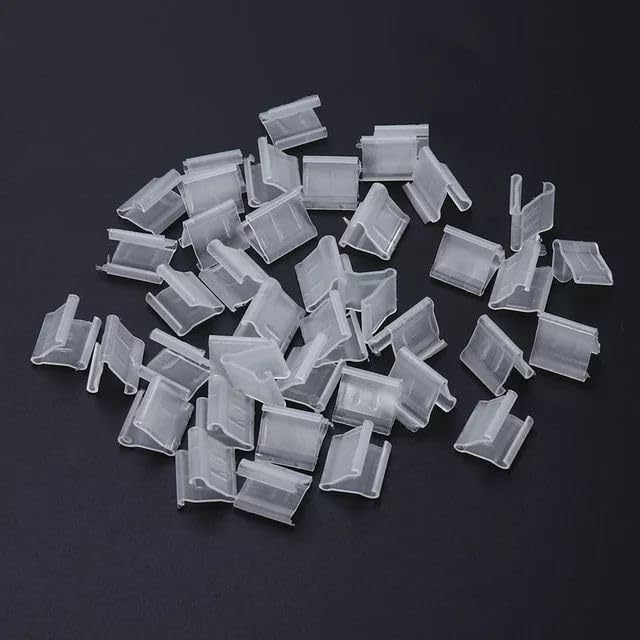 100 Pcs Transparent Balloon V-Shaped Clip Plastic V-Shaped Balloon Clip Wedding by NexusPulse