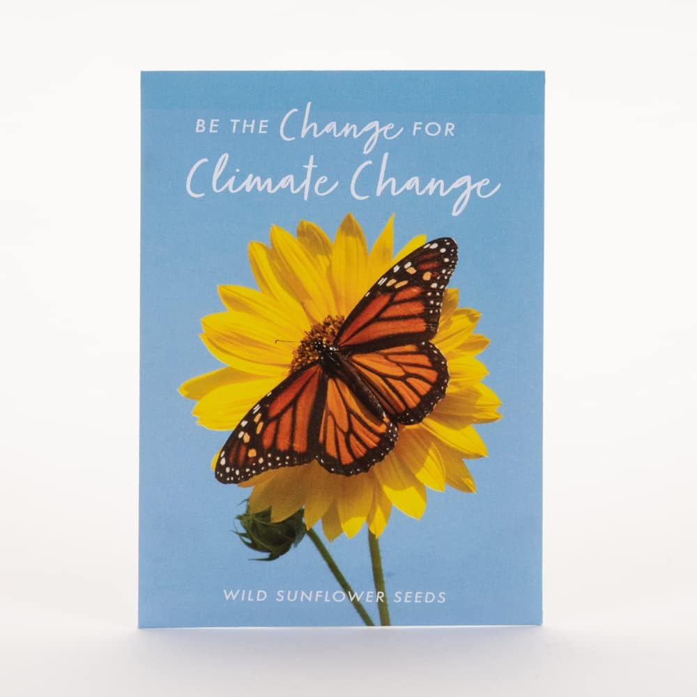 25 Earth Day Wild Sunflower Seed Packets