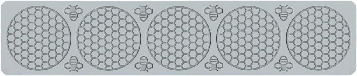 Bee Silicone Mold Honeycomb,Embossing Lace Fondant Mold and Bee Lace Fondant Molds for Cake Decorating