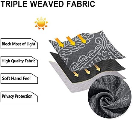 DWCN Black Ombre Short Curtains - Image 4