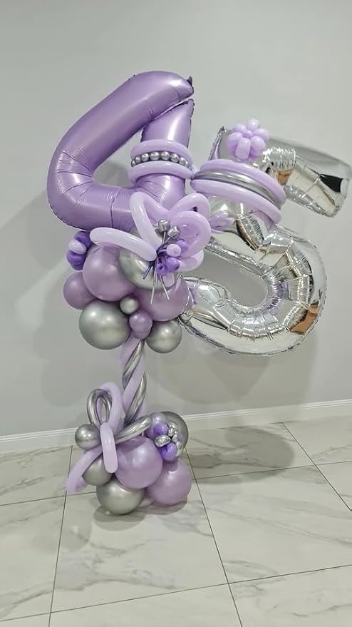 Light Purple 9 Balloon - Image 4