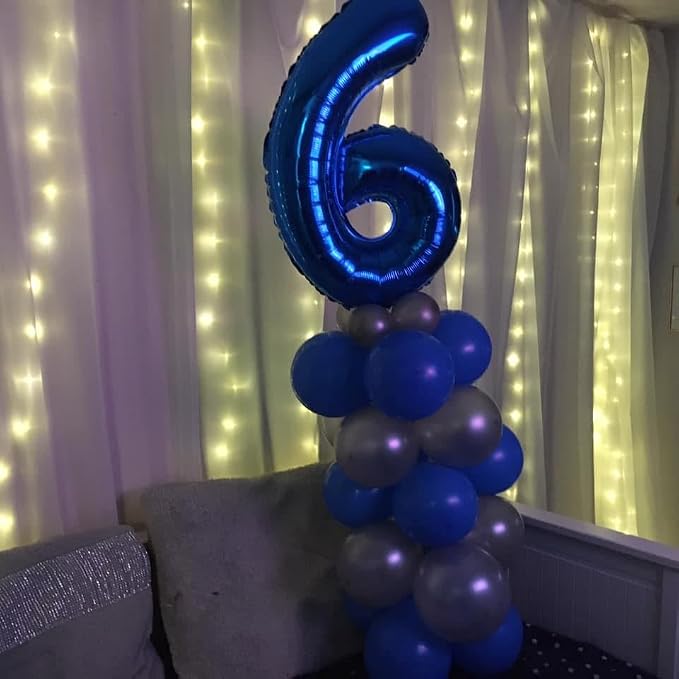 Night Blue 6 Balloon - Image 2